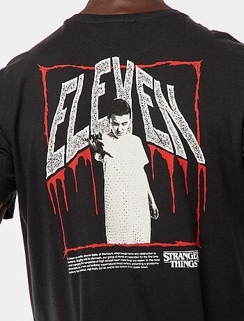 T-shirt met korte mouwen en 'Stranger Things'-print