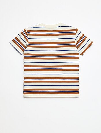 T-shirt met korte mouwen en strepen