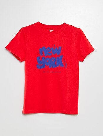 T-shirt met korte mouwen met print