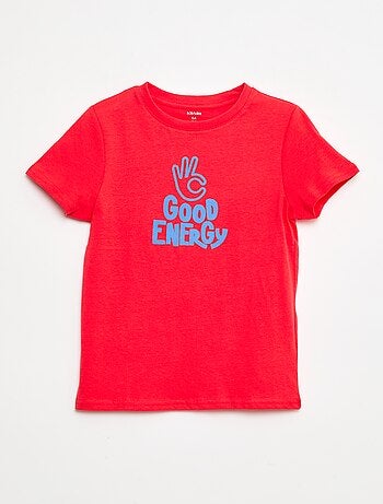 T-shirt met korte mouwen met print