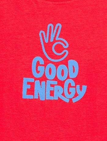 T-shirt met korte mouwen met print