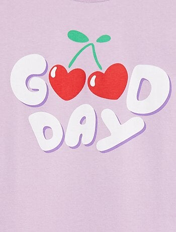 T-shirt met lange mouwen en print