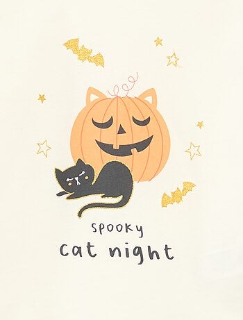 T-shirt met lange mouwen en print