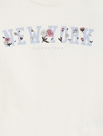 T-shirt met lange mouwen en print