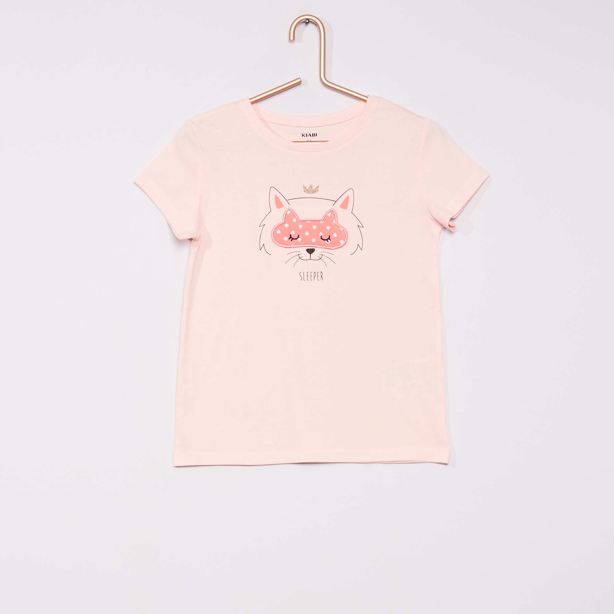 Tshirt met leuke print Kinderkleding meisjes WIT Kiabi 4,00€