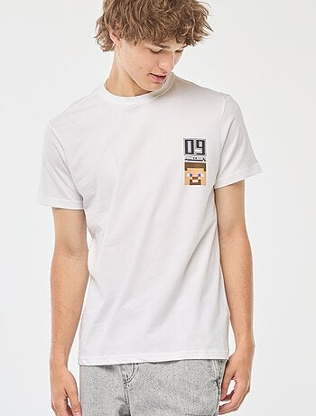 T-shirt met 'Minecraft'-print