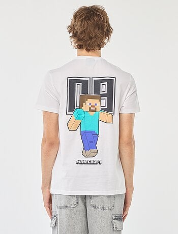 T-shirt met 'Minecraft'-print
