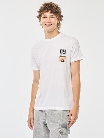 T-shirt met 'Minecraft'-print