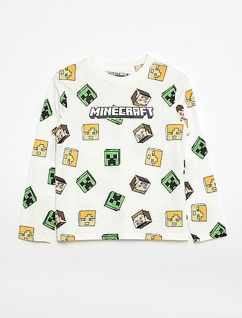 T-shirt met 'Minecraft'-print