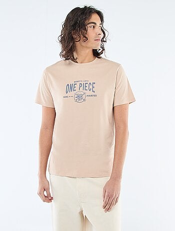 T-shirt met 'One Piece'-print