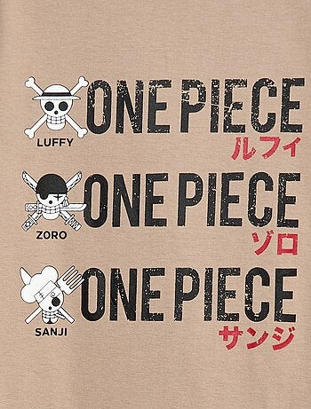 T-shirt met opdruk 'One Piece'