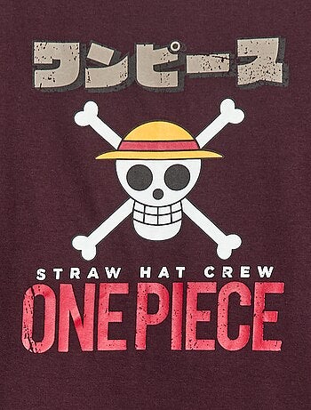 T-shirt met opdruk 'One Piece'