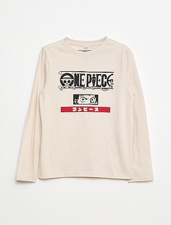 T-shirt met opdruk 'One Piece'