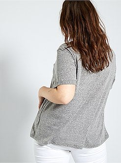 T-shirt met opschrift - Kiabi