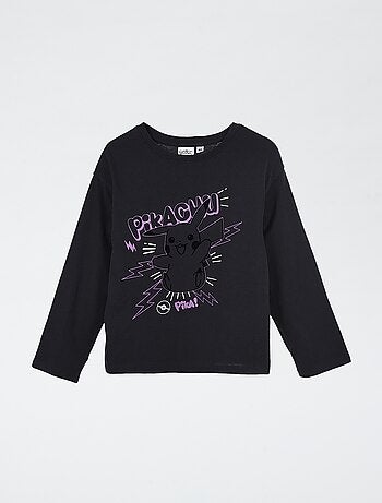T-shirt met 'Pikachu'-print