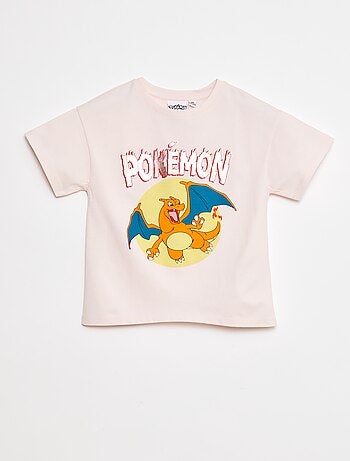 T-shirt met 'Pokémon'-print