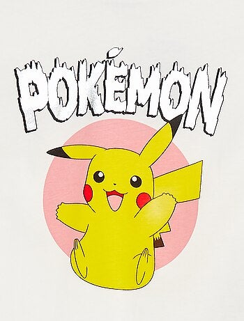 T-shirt met 'Pokémon'-print