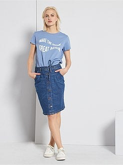 T-shirt met print - Kiabi