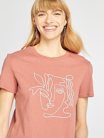 T-shirt met print