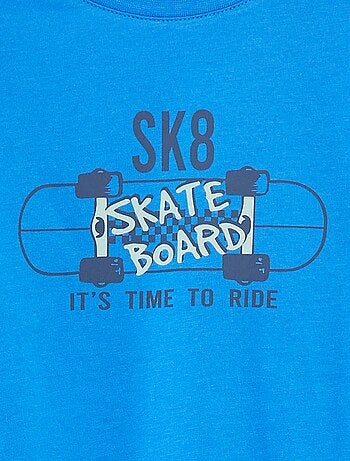 T-shirt met print en korte mouwen