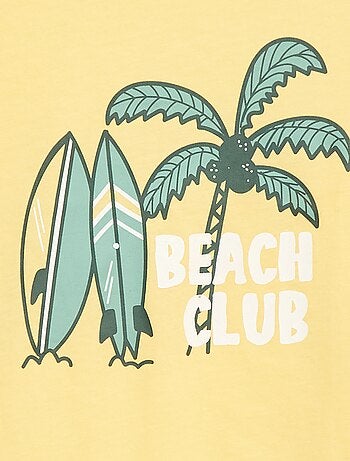 T-shirt met print en korte mouwen