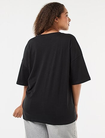 T-shirt met print 'Only Carmakoma'