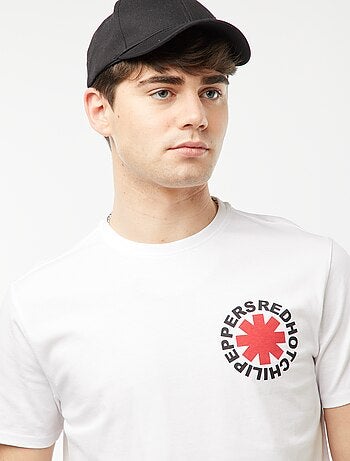 T-shirt met 'Red Hot Chili Peppers'-print