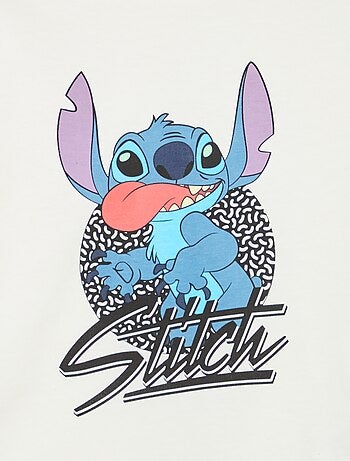 T-shirt met 'Stitch' print