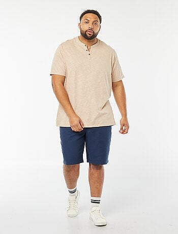 T-shirt met tuniekhals