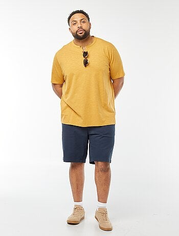 T-shirt met tuniekhals