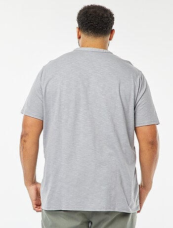 T-shirt met tuniekhals