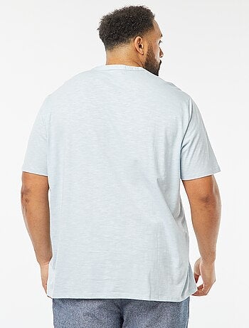 T-shirt met tuniekhals