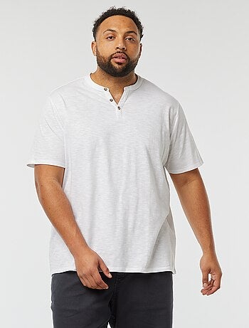 T-shirt met tuniekhals