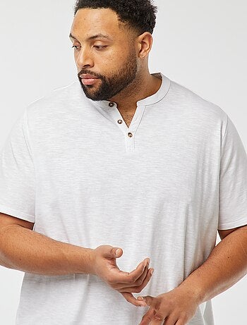 T-shirt met tuniekhals