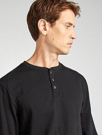 T-shirt met tuniekhals