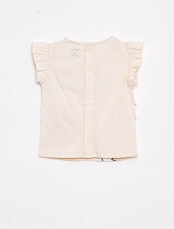 T-shirt met volantmouwen 'Disney'