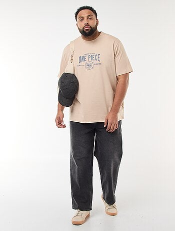 T-shirt 'One Piece' met korte mouwen