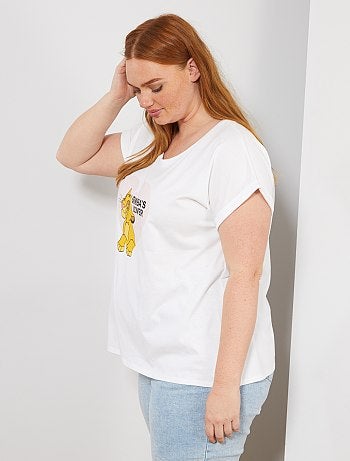 Dames Size+ - T-shirt van 'Disney' - Kiabi