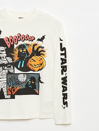T-shirt van katoenen jerseystof 'Halloween' Star Wars'