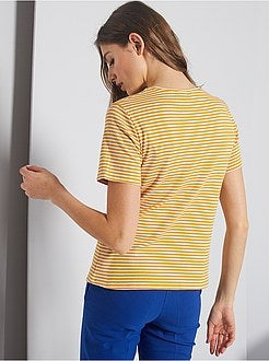 T-shirt van ribtricot - Kiabi