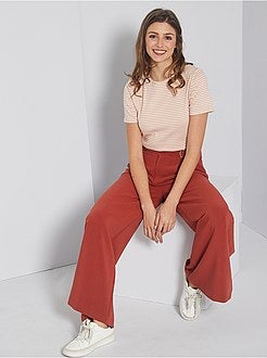 T-shirt van ribtricot - Kiabi