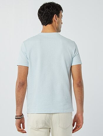 T-shirt van seersucker