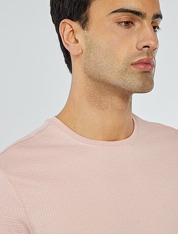 T-shirt van seersucker