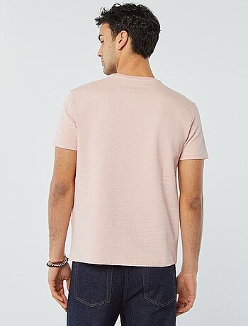 T-shirt van seersucker