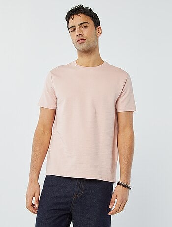 T-shirt van seersucker