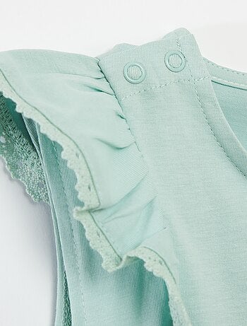 T-shirt zonder mouwen met ruches - So Easy