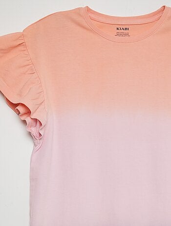 T-shirtjurk met tie-dyeprint