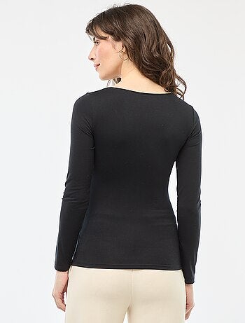 Thermo-T-shirt met lange mouw, comfortabel als een tweede huid