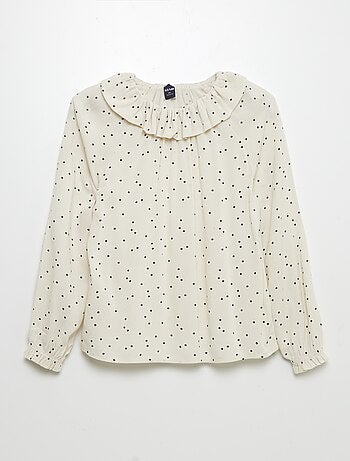 Top van kreukeltricot - So Easy