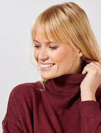 Trui-jurk met een col - Kiabi